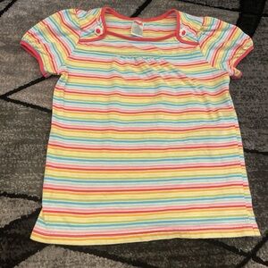Gymboree Multicolor Striped Short Sleeve Tee
